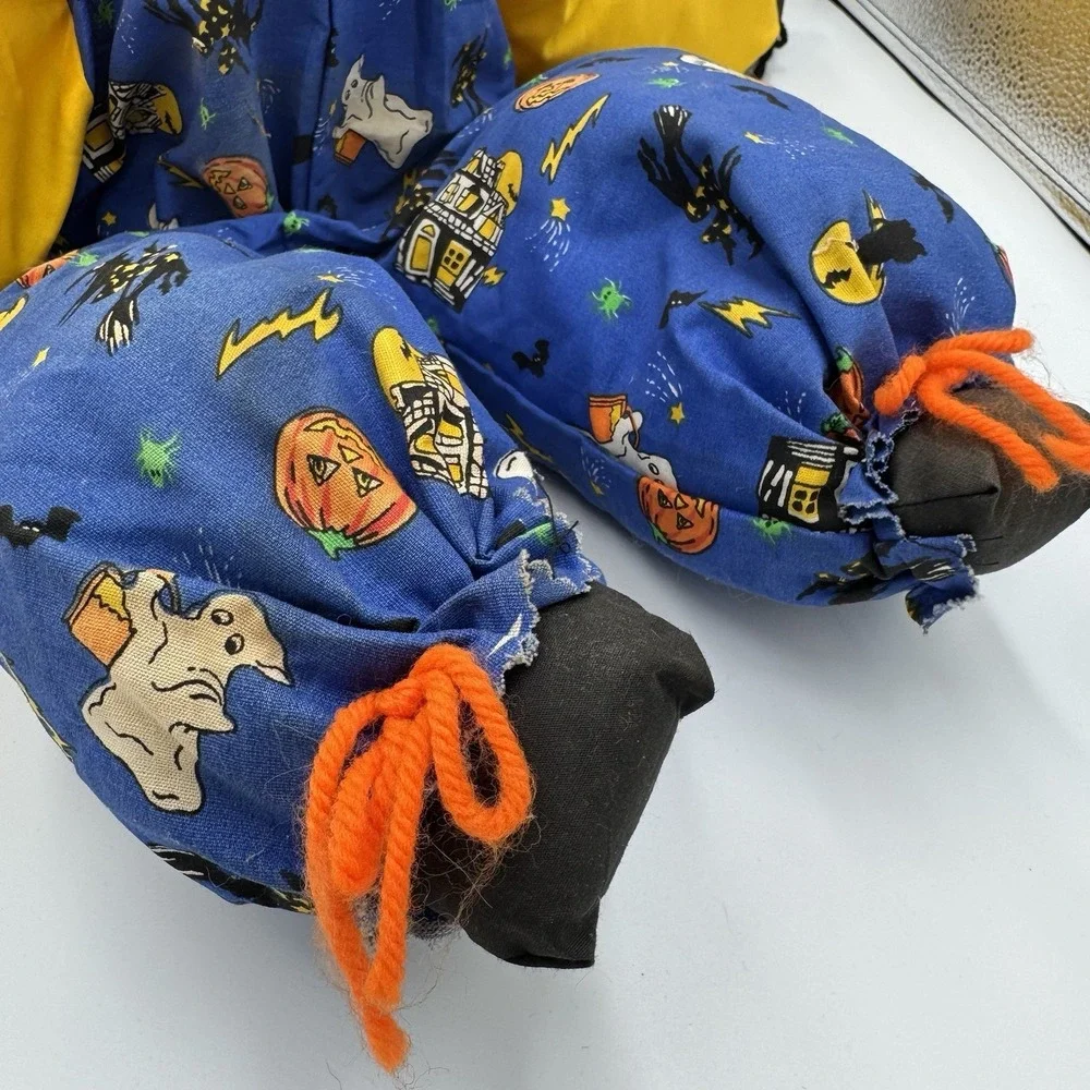 Vintage Handmade Pooh‎ Halloween Candy Bucket Or Decoration
